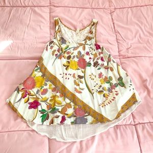 Anthropologie TINY, Silk Tank Top. Size L.